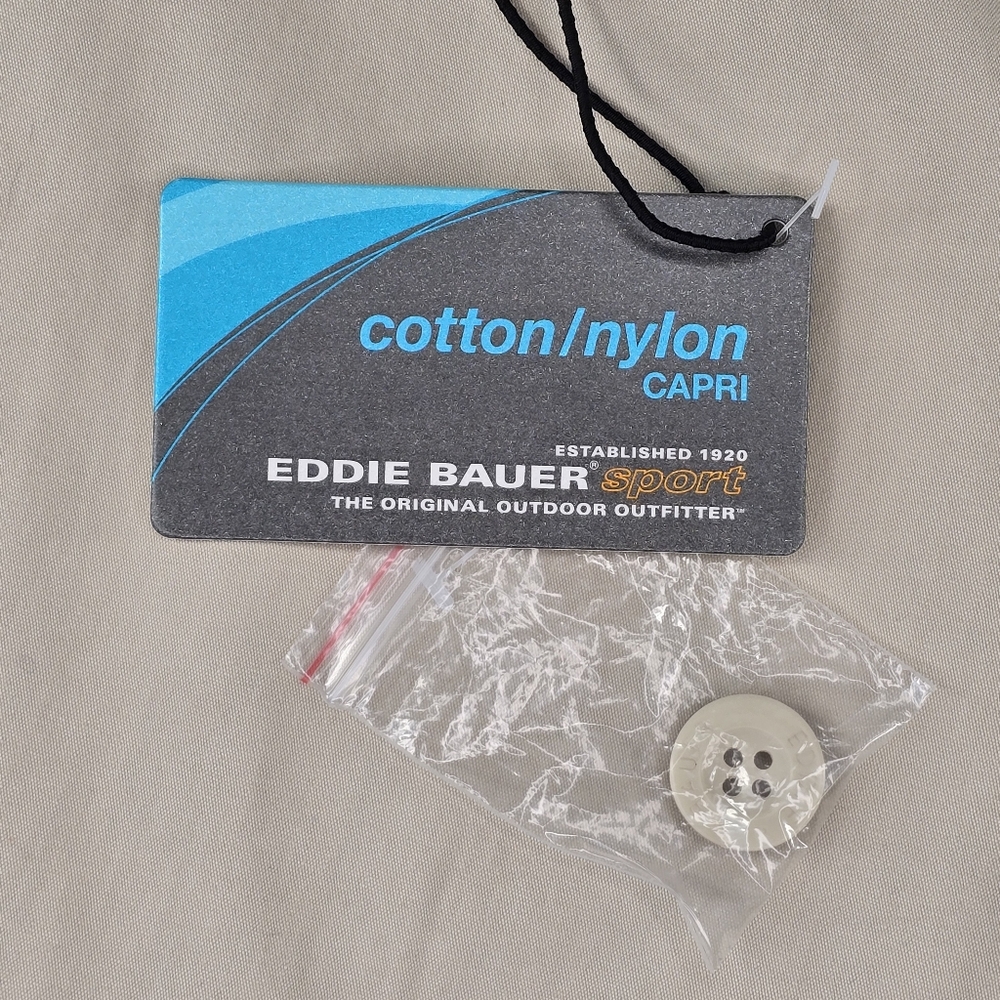Eddie Bauer Sport Cotton/Nylon Capri Pants Women's Size 14 NWT - Picture 3 of 7